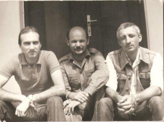 August, 1984, cu I.B. Lefter şi George Crăciun